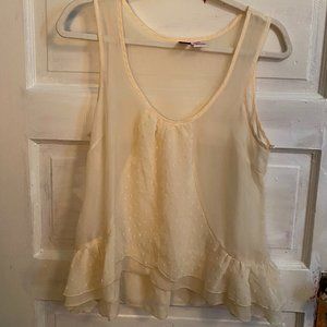 Sheer Cream Blouse